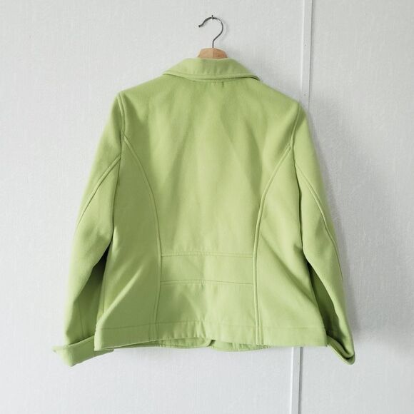 New Chico's Coat lime green - Picture 8 of 11